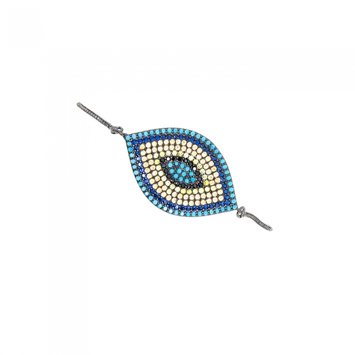 Black Mosaic Eye Bracelet