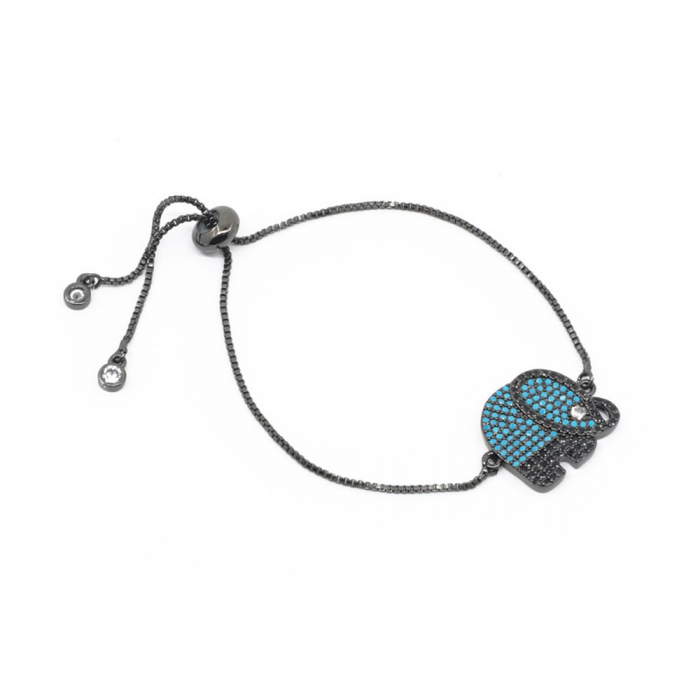 Ilu Joyeria Black Elephant Bracelet