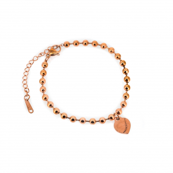 Rosegold bracelet with Heart Eternal Love