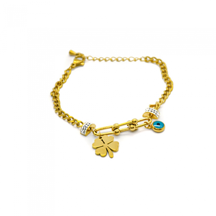 Gold Clover Bracelet