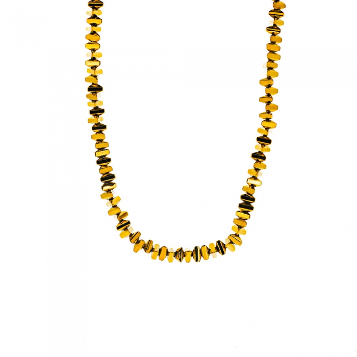Gold Necklace Triangles