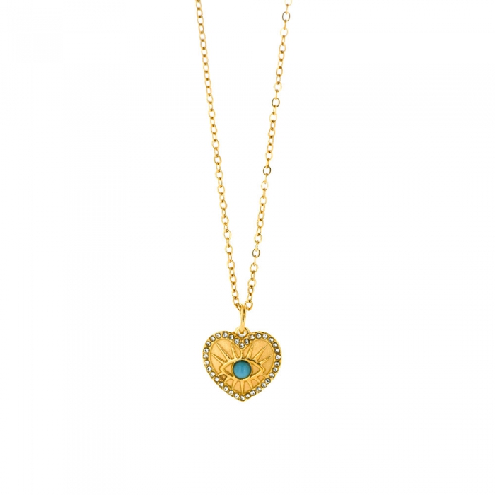 Gold Heart Eye