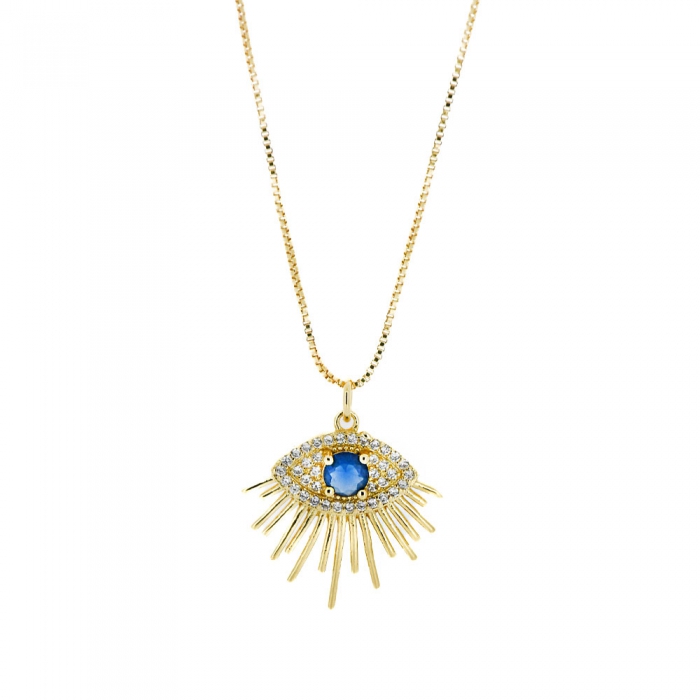 Blue Zirconia Turkish Eye