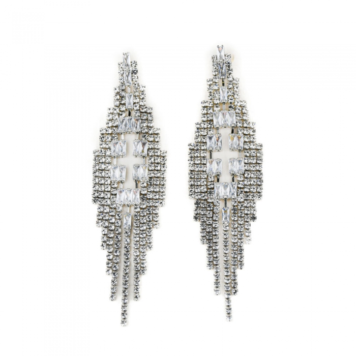 Silver Zirconia Earrings