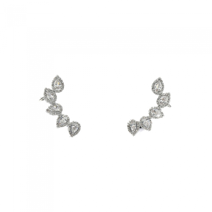 Silver Zirconia Earring