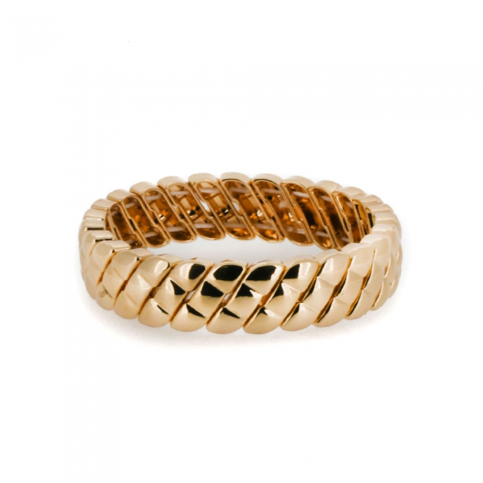 Gold Alloy Flex Bracelet
