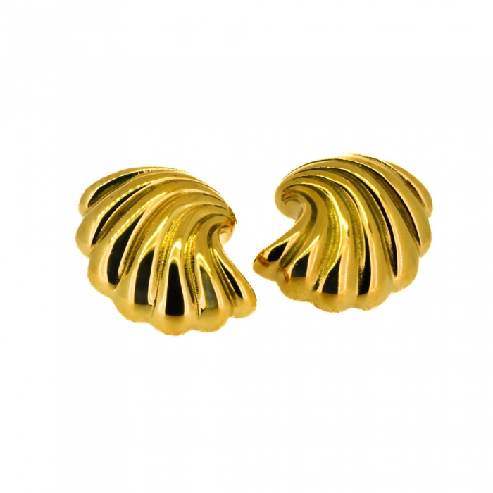 Golden Shell Earrings