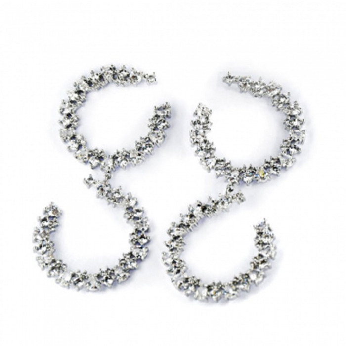 Zirconia Silver Moons