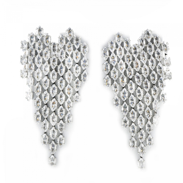 Glittering Heart Drops