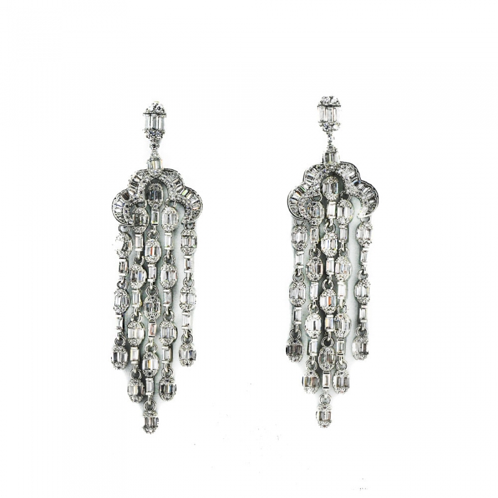 Luminous Cascade Earrings