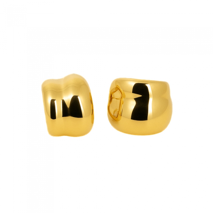 Gold Plush Earring