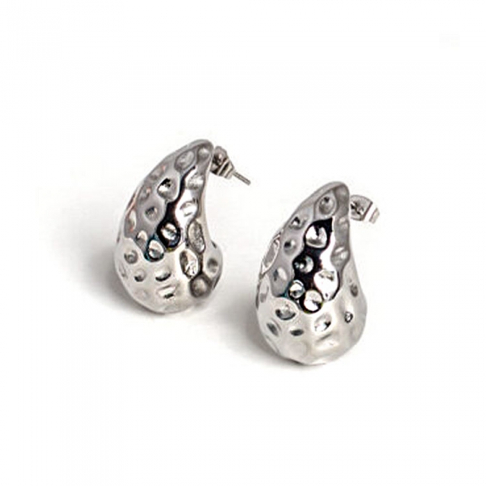 Silver Texture Droplets