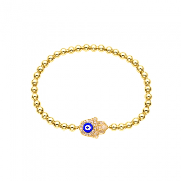 Gold Turkish Eye Bracelet