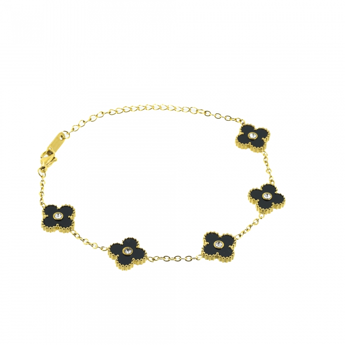 Clover Bracelets with Zirconias