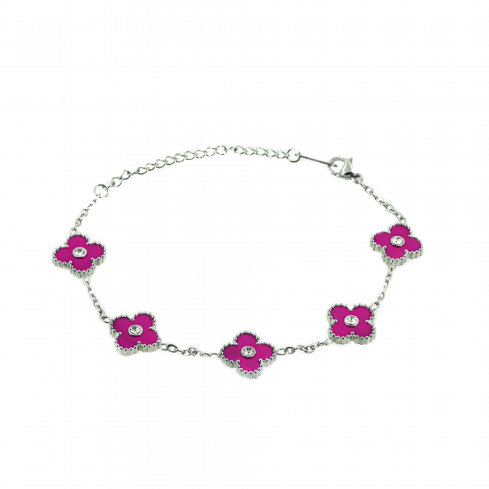 Clover Bracelets with Zirconias